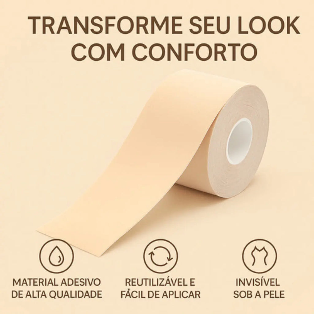 Sutiã Adesivo Levanta Peito Seio Fita Boob Up Invisível Pele