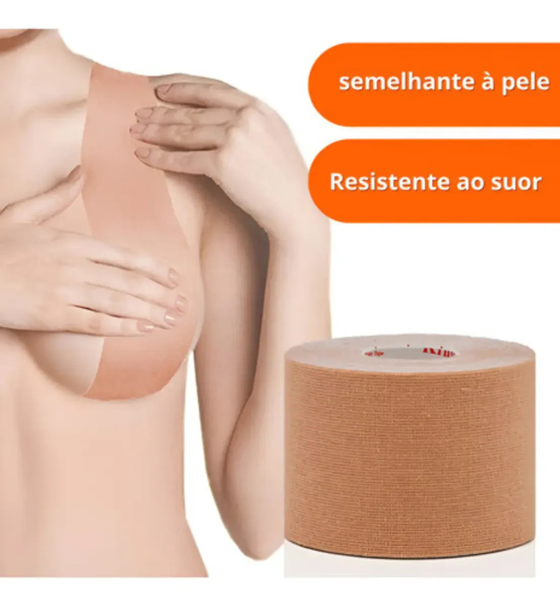 Sutiã Adesivo Levanta Peito Seio Fita Boob Up Invisível Pele