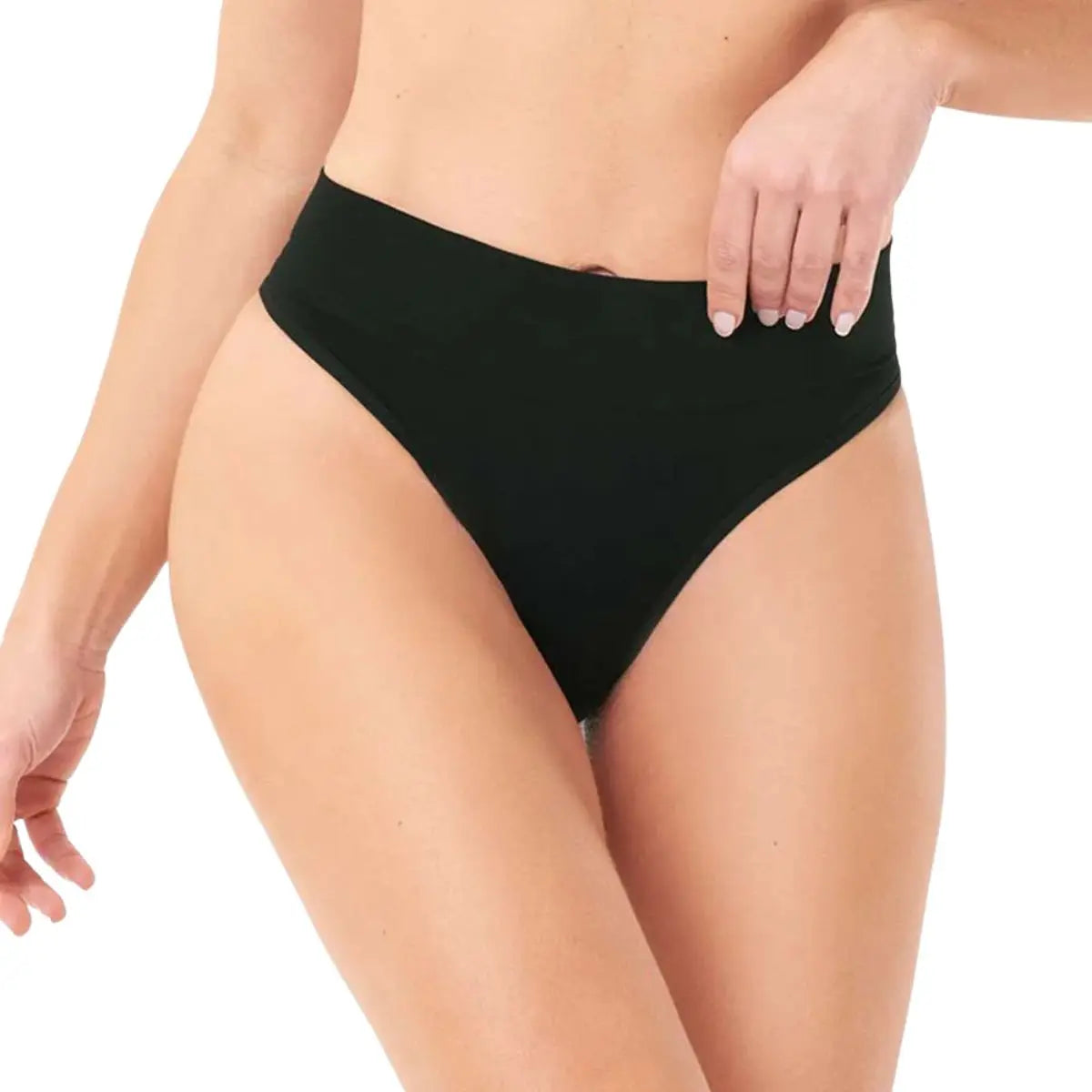 Kit 3 Calcinhas Tanga  Cós Largo Alta Sem Costura