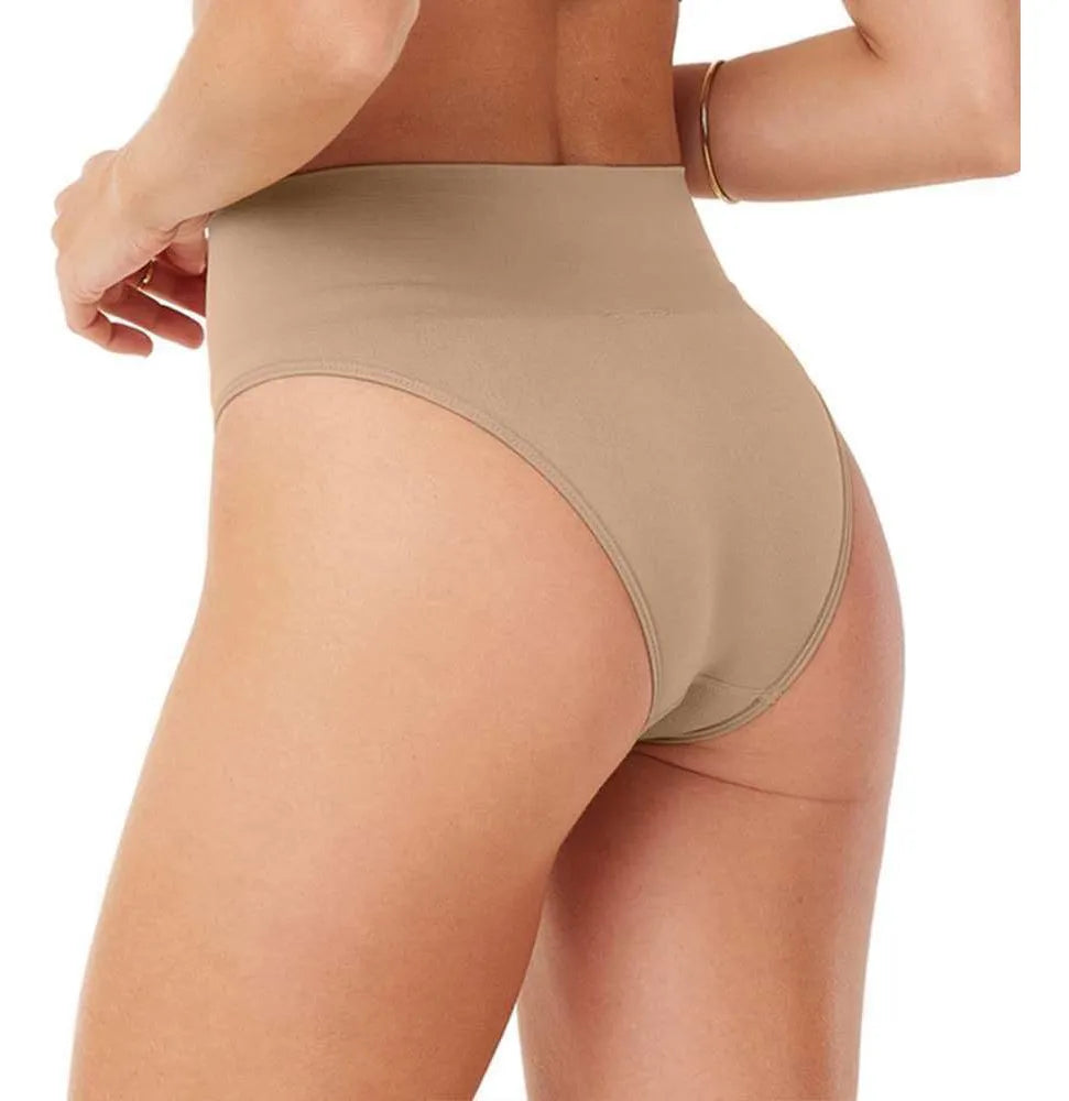 Kit 3 Calcinhas Tanga  Cós Largo Alta Sem Costura