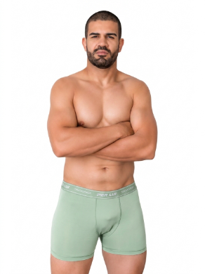 kit com 3 cueca Boxer Poliamida Cores variadas