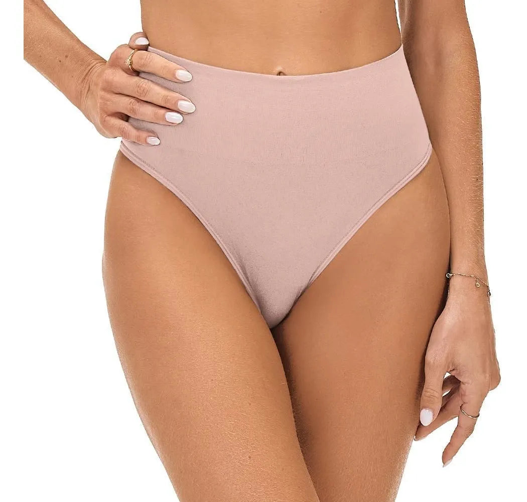 Kit 3 Calcinhas Tanga  Cós Largo Alta Sem Costura